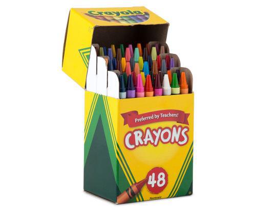 Crayola Paquete De 48 Creyones Para Colegio Niños