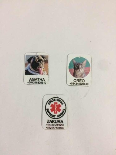 Placas De Identificacion Para Mascotas