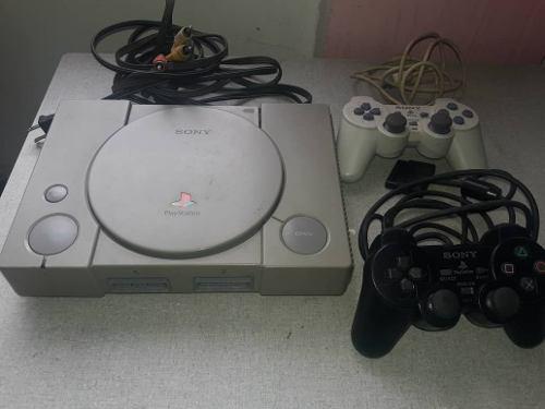 Play Station 1 Original, Perfecto Estado, Dos Controles