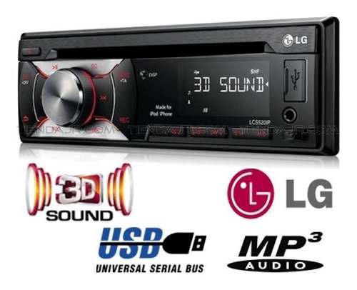 Radio Reproductor Lg Cd Mp3 Usb Aux Subwoofer Tienda 75 Vdrs