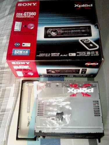 Reproductor Sony Xplod Cdx-gt560 Sin Frontal 25verdes