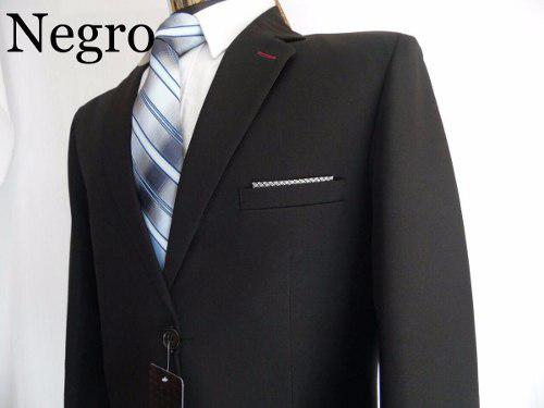 Traje De Caballero Negro Ruffini Original Talla L