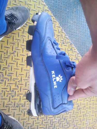 Zapatos Tacos D Jugar Softbol O Beisbol Kelme Azul Talla 40