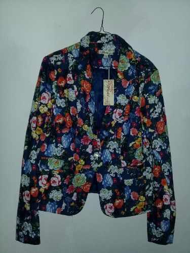 Blazer Chaqueta Estampada