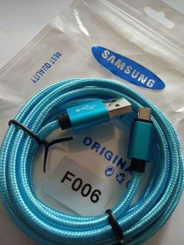 Cable Samsung De Nylon Micro Usb 2mts. Carga Rapida