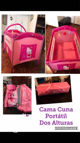 Cama Cuna Portátil 2 Alturas