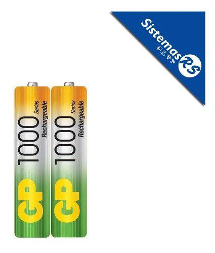 Gp Bateria Pilas Recargable Pack X2 1000mah Aaa