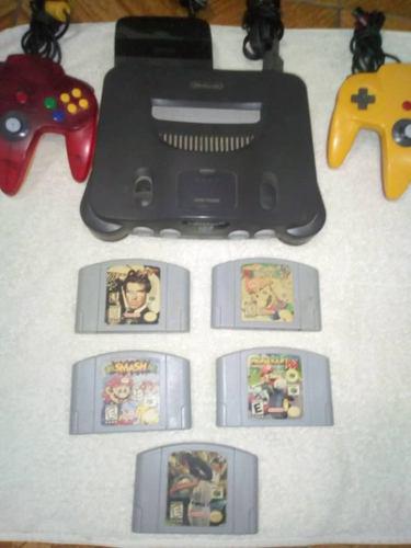 Nintendo 64 Con Juegos Muy Bien Conservado