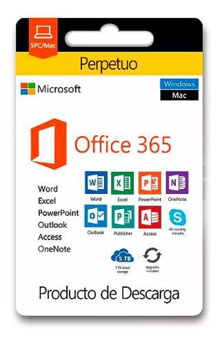 Office 2019 Cuenta 365 Personalizada.