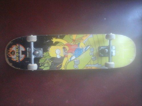 Patineta Skateboard Simpson Sk8-d-lux Al Precio Publicado