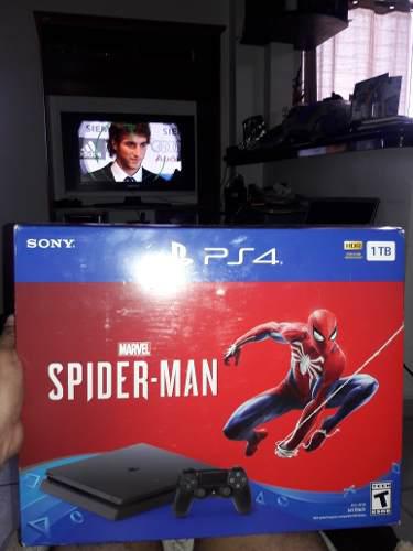 Playstation 4 Totalmente Nuevo Con El Juego Spiderman