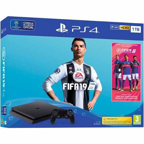 Ps4 Play Station 4 Slim 1tb Versión Fifa 19 + Regalo 500