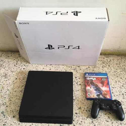 Ps4 Playstation 4 Slim, 1 Control Y Un Juego