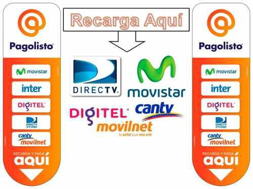 Recargas Movistar Digitel Inter Directv Y Mas