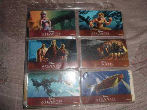 Targetas Tlfs Colecciones Cantv 6 Unidades Serie Atlantis