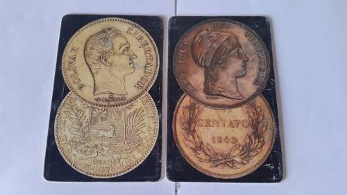 Tarjetas Cantv Serie Monedas Antiguas Venezolanas