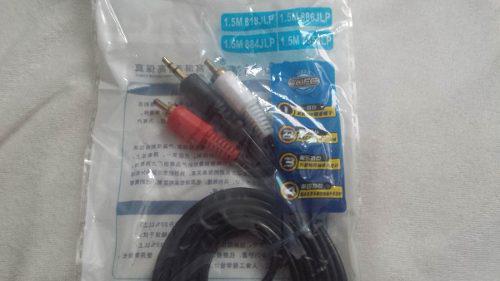 Cable De Audifono A Equipo Sonido 3.5 A Rca