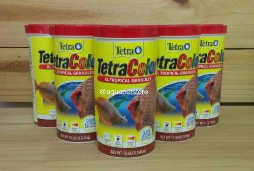 Alimento Comida Peces Tetra Color Xl Tropical Granules 300gr