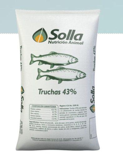 Alimento Nutricional Para Peces Solla Al 40, 43% Y 50%