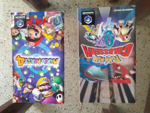 Gamecube Manuales Juegos Pokemon Y Mario Perfectos
