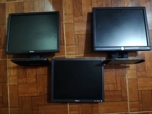 Lote De Tres Monitores Dell Para Reparar O Repuesto