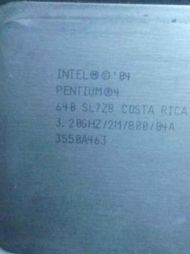 Procesadores Pentium 4, Dual Core Y Core 2 Duo