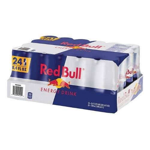 Red Bull Bebida Energetica Energizante Caja 24 Unidads 250ml