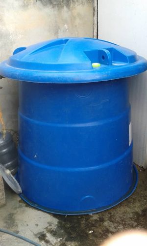 Tanque De Agua De Plástico Azul 900litro