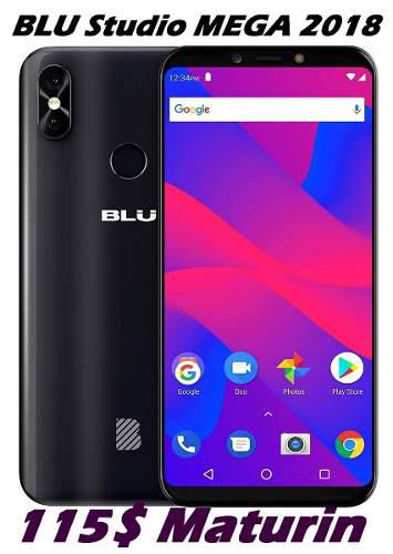 Blu Studio Mega 2018 Huella Dual Camara Dual Sim Android 8.1