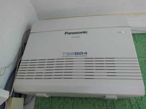 Central Telefónica Panasonic Tes824 Con Teléfono Kxt-7730