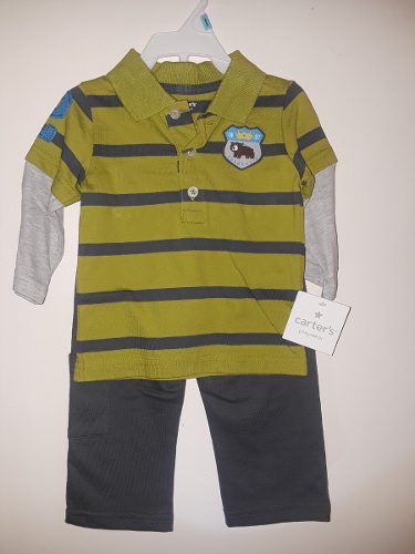 Conjunto Chemise Y Pantalón Para Niño Carter´s (6 Meses)