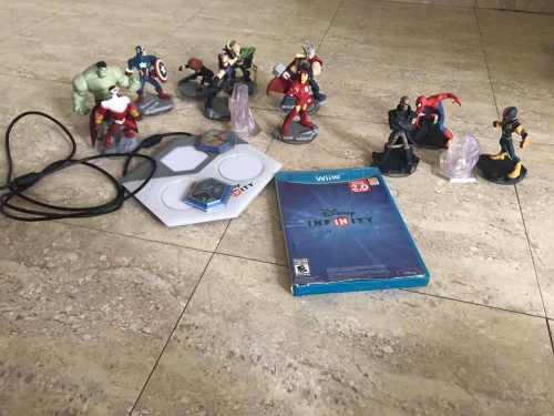 Juego Infinity 2.0 Para Wii U Con 2 Set Avengers Y Spiderman