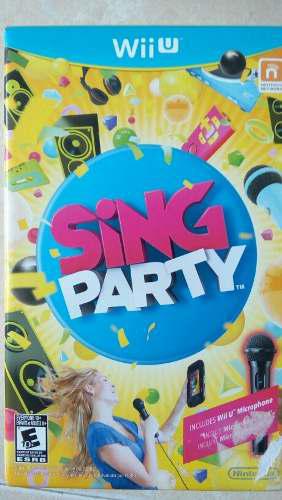 Juego Wii U Sing Party Para Cantar Original Nuevo.