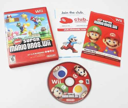 New Super Mario Wii Nintendo Completo 100% Ok Original