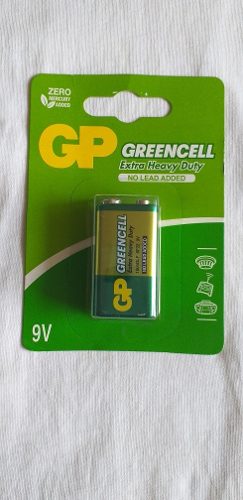 Pilas Gp Greencell Cuadradas De 9v Maximo Ahorro