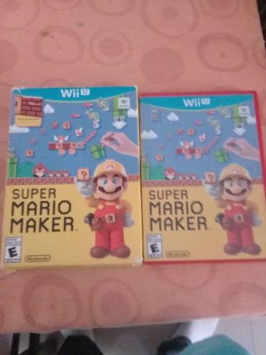 Super Mario Maker Wii U Con Caja Y Libro De Ilustraciones