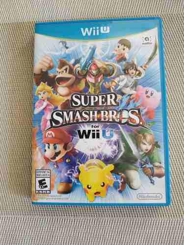 Super Smash Bros 4 Wii U Juego Fisico Original 30v