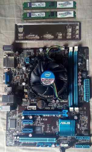 Tarjeta Madre Asus 1155 Intel I5 4gb Ram + Amd Radeon 6570