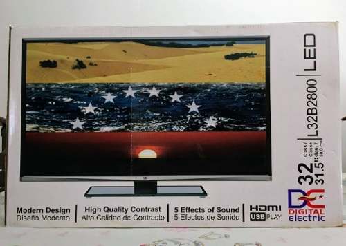 Tv Led 32 Digital Electric (250) Hdmi Usb Nuevo En Caja