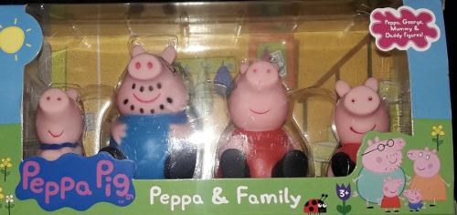 Coleccion Muñecos Peppa Pig 7cm Con Luces