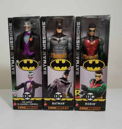 Figuras Batman Guason Robin Dc Cómics 30 Cm Articulado