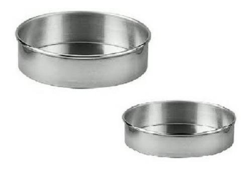 Moldes Para Torta Juego De 2 Piezas De Aluminio