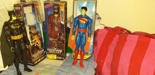 Muñecos Superman, Batman, Guardianes De La Galaxia