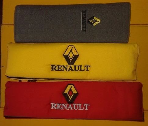 Bandanas Forro Cinturon Seguridad Renault Amarillo