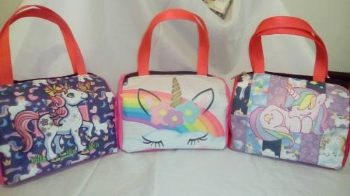 Carteras Para Niñas Minie, Unicornio, Lol, Peppa, Princesas