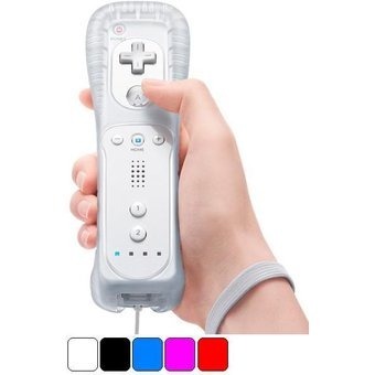 Control Wii Con Su Forro Silicone Como Nuevo En Caja