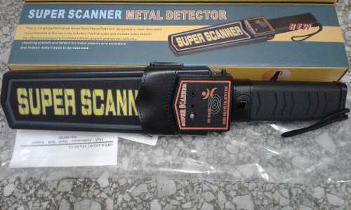 Detector De Metal Manual Portatil Super Scanner