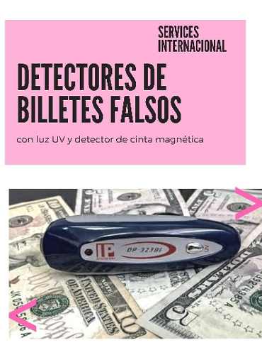 Detectores De Billetes Falsos