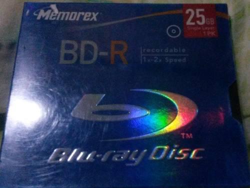 Disco Blu-ray Virgen Memorex