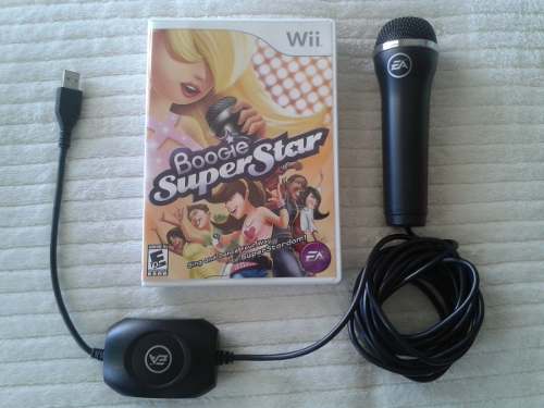 Juego Wii Boogie Superstar Con Micrófono Ea, Original